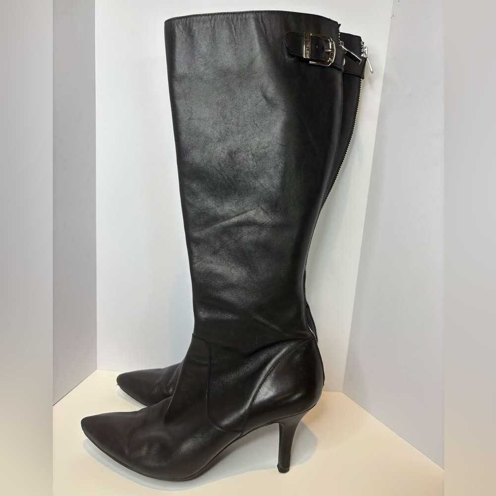 Anne Klein Black Over the Knee Boots